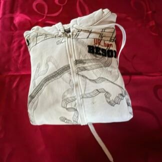 Gilet à capuche blanc homme – Taille XL – Occasion