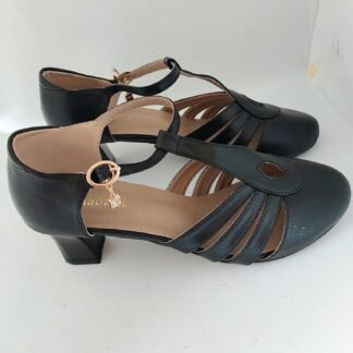 Escarpins en cuir Noir